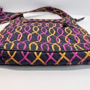 Vera Bradley Hipster Purse Jazzy Swirls Crossbody Bag - Pink Orange Gray